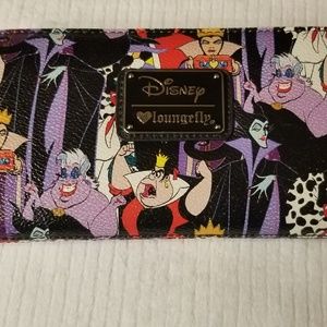 Disney Loungefly Villains zip wallet
